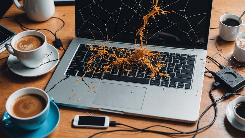 laptop screen damage causes